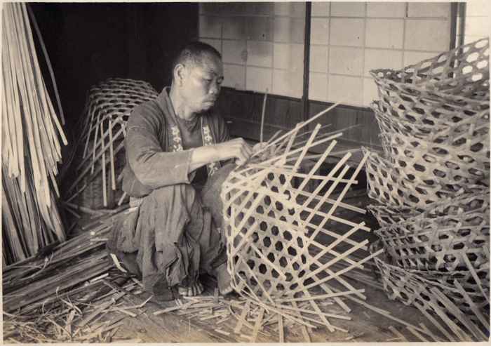 Basket Weaver in Japan.