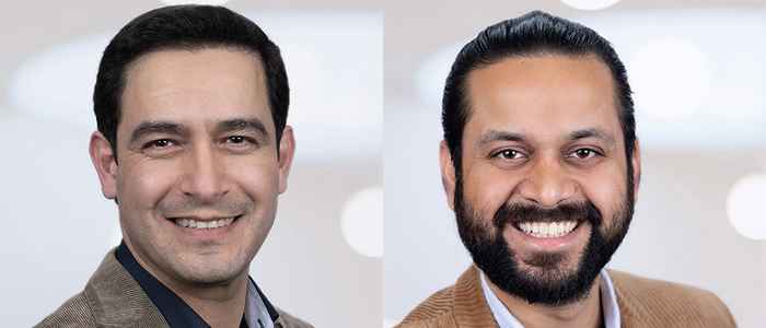 Zadeh (L) and Narayan