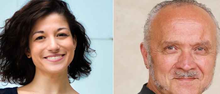 Giorgia Romagnoli (L) and Arthur Schram