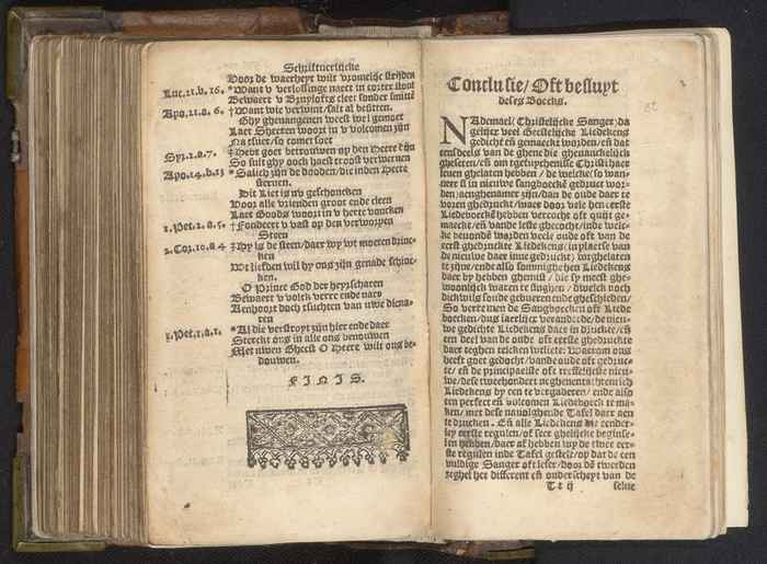Veelderhande liedekens, 1580.