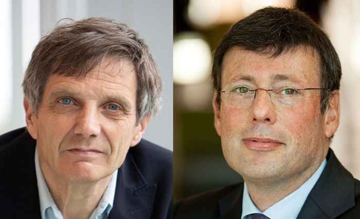 Arnoud Boot (L) and Marc Salomon